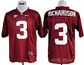 Alabama Crimson Tide #3 Richardson Red NCAA Jerseys,baseball caps,new era cap wholesale,wholesale hats