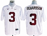 Alabama Crimson Tide #3 Richardson White NCAA Jerseys,baseball caps,new era cap wholesale,wholesale hats
