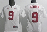 Alabama Crimson Tide #9 Tide #Amari Cooper White Kids Jerseys,baseball caps,new era cap wholesale,wholesale hats