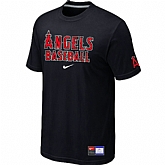Anaheim Angeles Black Nike Short Sleeve Practice T-Shirt,baseball caps,new era cap wholesale,wholesale hats