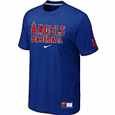 Anaheim Angeles Blue Nike Short Sleeve Practice T-Shirt,baseball caps,new era cap wholesale,wholesale hats
