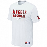 Anaheim Angeles White Nike Short Sleeve Practice T-Shirt,baseball caps,new era cap wholesale,wholesale hats