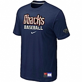 Arizona Diamondbacks Crimson D.Blue Nike Short Sleeve Practice T-Shirt,baseball caps,new era cap wholesale,wholesale hats