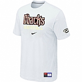 Arizona Diamondbacks Crimson White Nike Short Sleeve Practice T-Shirt,baseball caps,new era cap wholesale,wholesale hats