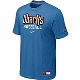Arizona Diamondbacks Crimson light Blue Nike Short Sleeve Practice T-Shirt,baseball caps,new era cap wholesale,wholesale hats