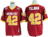 Arizona State Sun Devils #42 Pat Tillman Throwback Red NCAA Jerseys,baseball caps,new era cap wholesale,wholesale hats