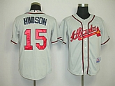 Atlanta Braves #15 Hudson Grey Jerseys,baseball caps,new era cap wholesale,wholesale hats
