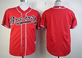 Atlanta Braves Blank Red Jerseys,baseball caps,new era cap wholesale,wholesale hats