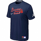 Atlanta Braves D.Blue Nike Short Sleeve Practice T-Shirt,baseball caps,new era cap wholesale,wholesale hats