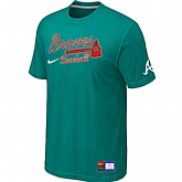 Atlanta Braves Green Nike Short Sleeve Practice T-Shirt,baseball caps,new era cap wholesale,wholesale hats