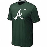 Atlanta Braves Heathered Nike D.Green Blended T-Shirt,baseball caps,new era cap wholesale,wholesale hats