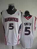 Atlanta Hawks #5 Josh SMITH White Jerseys,baseball caps,new era cap wholesale,wholesale hats