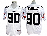 Auburn Tigers #90 Nick Fairley White NCAA Jerseys,baseball caps,new era cap wholesale,wholesale hats