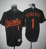 Baltimore Orioles #1 Roberts black Jerseys,baseball caps,new era cap wholesale,wholesale hats