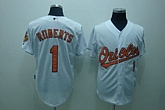 Baltimore Orioles #1 Roberts white Jerseys,baseball caps,new era cap wholesale,wholesale hats
