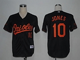 Baltimore Orioles #10 Jones Black Jersey,baseball caps,new era cap wholesale,wholesale hats