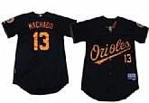 Baltimore Orioles #13 Manny Machado Black Jerseys,baseball caps,new era cap wholesale,wholesale hats