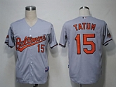 Baltimore Orioles #15 Tatum Grey Cool Base Jerseys,baseball caps,new era cap wholesale,wholesale hats