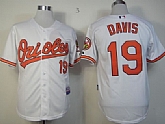 Baltimore Orioles #19 Chris Davis White Jerseys,baseball caps,new era cap wholesale,wholesale hats