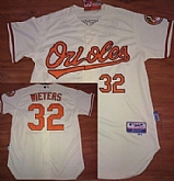 Baltimore Orioles #32 Matt Wieters Cream Jerseys,baseball caps,new era cap wholesale,wholesale hats