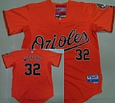 Baltimore Orioles #32 Matt Wieters Orange Jerseys,baseball caps,new era cap wholesale,wholesale hats