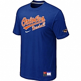 Baltimore Orioles Blue Nike Short Sleeve Practice T-Shirt,baseball caps,new era cap wholesale,wholesale hats