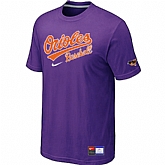 Baltimore Orioles Purple Nike Short Sleeve Practice T-Shirt,baseball caps,new era cap wholesale,wholesale hats