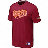Baltimore Orioles Red Nike Short Sleeve Practice T-Shirt,baseball caps,new era cap wholesale,wholesale hats