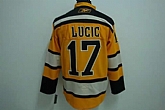 Boston Bruins #17 Milan Lucic yellow Winter Classic Premier Jerseys,baseball caps,new era cap wholesale,wholesale hats