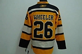 Boston Bruins #26 wheeler Winter Classic Premier Yellow Jerseys,baseball caps,new era cap wholesale,wholesale hats