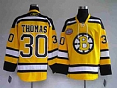 Boston Bruins #30 THOMAS yellow Winter Classic Jerseys,baseball caps,new era cap wholesale,wholesale hats