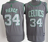 Boston Celtics #34 Paul Pierce Gray Shadow Jerseys,baseball caps,new era cap wholesale,wholesale hats