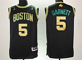 Boston Celtics #5 Garnett Black Jerseys,baseball caps,new era cap wholesale,wholesale hats