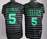 Boston Celtics #5 Kevin Garnett Gray With Black Pinstripe Jerseys,baseball caps,new era cap wholesale,wholesale hats