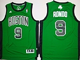 Boston Celtics #9 Rajon Rondo Revolution 30 Swingman Green With Black Jerseys,baseball caps,new era cap wholesale,wholesale hats