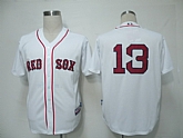 Boston Red Sox #13 Crawford white cool base Jerseys,baseball caps,new era cap wholesale,wholesale hats