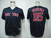 Boston Red Sox #15 Peoroia Dark Blue Jerseys,baseball caps,new era cap wholesale,wholesale hats