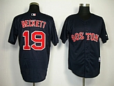 Boston Red Sox #19 Beckett dark blue Jerseys,baseball caps,new era cap wholesale,wholesale hats
