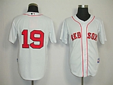 Boston Red Sox #19 Beckett white Jerseys,baseball caps,new era cap wholesale,wholesale hats