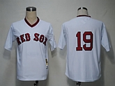 Boston Red Sox #19 Beckett white M&N Jerseys,baseball caps,new era cap wholesale,wholesale hats