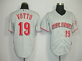 Boston Red Sox #19 Votto grey Jerseys,baseball caps,new era cap wholesale,wholesale hats