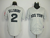 Boston Red Sox #2 Ellsbury Grey Jerseys,baseball caps,new era cap wholesale,wholesale hats