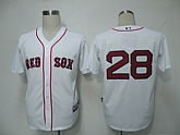 Boston Red Sox #28 Gonzalea white Jerseys,baseball caps,new era cap wholesale,wholesale hats