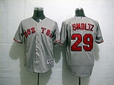 Boston Red Sox #29 Smoltz Grey Jerseys,baseball caps,new era cap wholesale,wholesale hats