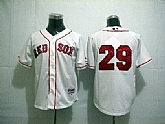 Boston Red Sox #29 Smoltz White Jerseys,baseball caps,new era cap wholesale,wholesale hats