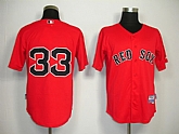 Boston Red Sox #33 Varitek Red Jerseys,baseball caps,new era cap wholesale,wholesale hats