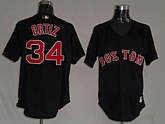 Boston Red Sox #34 David Ortiz Black,baseball caps,new era cap wholesale,wholesale hats