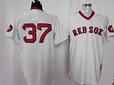 Boston Red Sox #37 Bill Lee 1975 mitchell&ness home White Jerseys,baseball caps,new era cap wholesale,wholesale hats