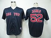 Boston Red Sox #52 Jenks Dark Blue Jerseys,baseball caps,new era cap wholesale,wholesale hats