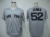 Boston Red Sox #52 Jenks Grey Jerseys,baseball caps,new era cap wholesale,wholesale hats